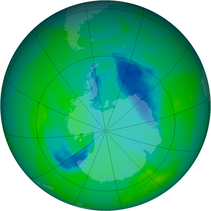 Ozone Map 1989-12-04